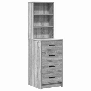 Schminktisch 2 pcs Grau 50 x 41 x 135 cm Holzwerkstoff