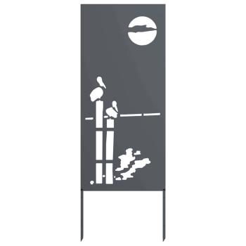 Garten dekoratives Panel Anthrazit 50 x 140 cm
