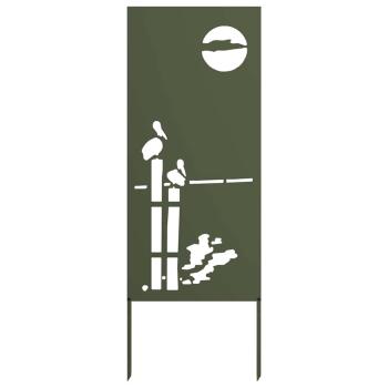 Garten dekoratives Panel Olivgrün 50 x 140 cm