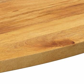 Tischplatte 120x50x3,8 cm Oval Massivholz Mango