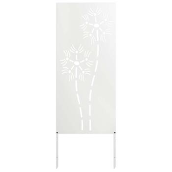 Garten Sichtschutz-Leinwand Weiß 50 x 140 cm