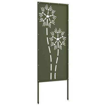 Garten Sichtschutz-Leinwand Olivgrün 50 x 140 cm