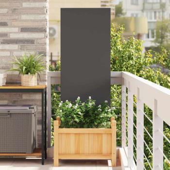 ARDEBO.de - Garten Sichtschutz-Leinwand Schwarz 50 x 140 cm