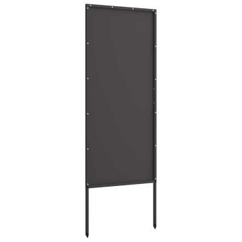 Garten Sichtschutz-Leinwand Schwarz 50 x 140 cm
