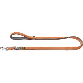 ARDEBO.de Hunter V-Leine Neopren Nylon Vario Plus kupfer/grau 15/200