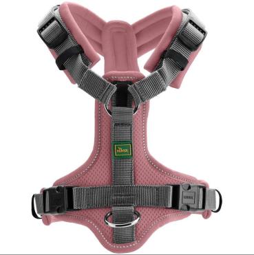 ARDEBO.de Hunter Geschirr Maldon Up Polyester altrosa/grau 47-69/S-M