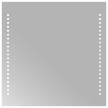 LED-Badspiegel 40x40 cm