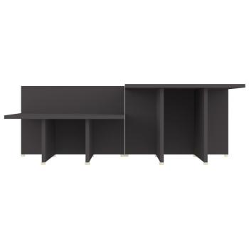 Couchtische 2 Stk. Grau 111,5x50x33 cm Holzwerkstoff