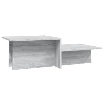 Couchtisch Grau Sonoma 111,5x50x33 cm Holzwerkstoff