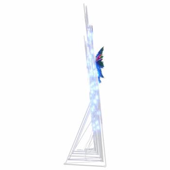 LED Rentiere 5 pcs Weiß Stoff