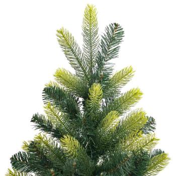 Künstlicher geflammter Weihnachtsbaum 150 LEDs Grün 120 cm