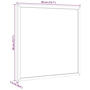 Korktafel mit massivem Kiefernholzrahmen 40x40 cm