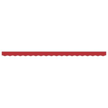 Markisenfranse Rot 4,3 x 0,2 m Segeltuch