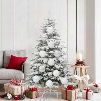 ARDEBO.de - Weihnachtskugel-Set 9 pcs Weiß