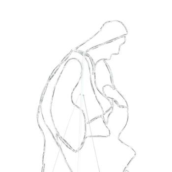 Beleuchtete Krippenszene Mehrfarbig 112 x 72 cm PVC