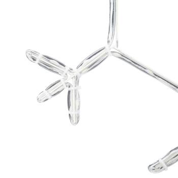 Weihnachts-Schneeflocke mit 252 LEDs Warmes Weiß 45 x 38 cm PVC