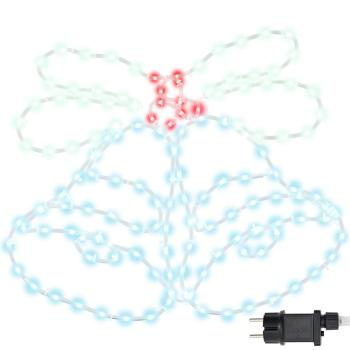 Weihnachtsglocke mit 144 LEDs Mehrfarbig 56 x 46 cm PVC