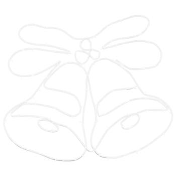 Weihnachtsglocke mit 144 LEDs Mehrfarbig 56 x 46 cm PVC