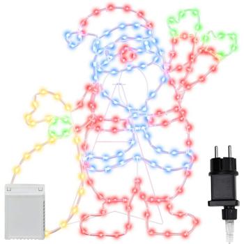 Santa Claus Licht Mehrfarbig 58.5 x 60 x 1.3 cm Eisen