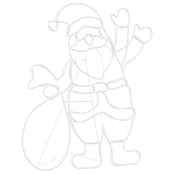 Santa Claus Licht Mehrfarbig 58.5 x 60 x 1.3 cm Eisen