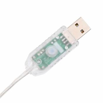 Rentier Zieh Schlitten Warmweiß 30 x 12 x 55 cm PET