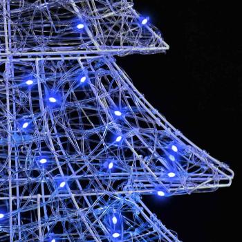 Weihnachtsbaum mit 160 LEDs Blau 150 cm Acryl