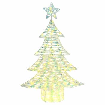Weihnachtsbaum mit 120 LEDs Warmweiß 120 cm PET