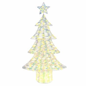 Weihnachtsbaum mit 160 LEDs Warmweiß 150 cm PET