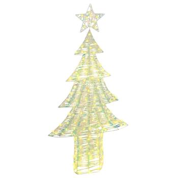 ARDEBO.de - Weihnachtsbaum mit 240 LEDs Warmweiß 180 cm PET