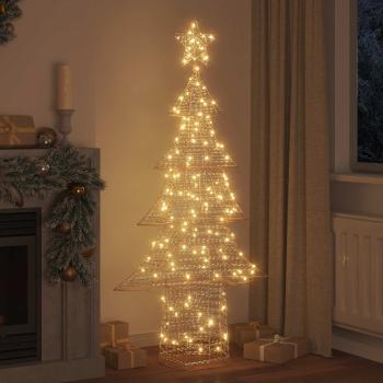 Weihnachtsbaum mit 240 LEDs Warmweiß 180 cm PET