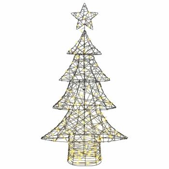 Weihnachtsbaum mit 160 LEDs Warmweiß 150 cm Rattan