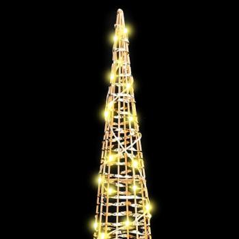 Weihnachtsbaum mit 90 LEDs 3 pcs Warmweiß 40 cm 60 cm 80 cm PET