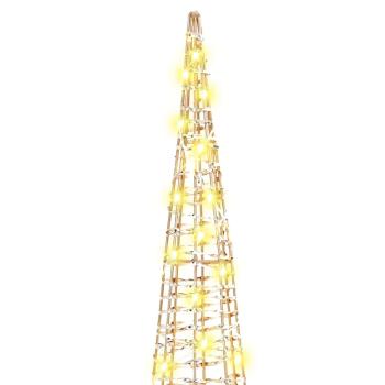 Weihnachtsbaum mit 90 LEDs 3 pcs Warmweiß 40 cm 60 cm 80 cm PET