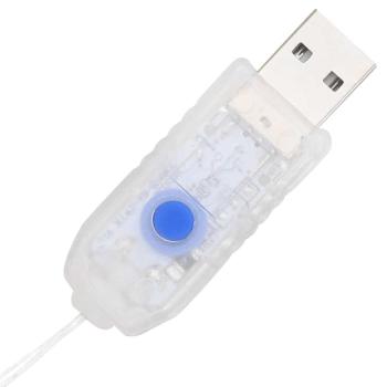 Kranz mit 150 LEDs Warmweiß 120 cm PET