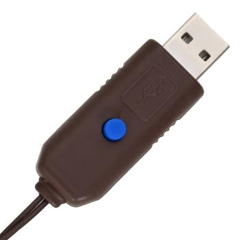 Kranz mit 150 LEDs Warmweiß 120 cm Rattan