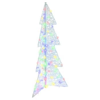 ARDEBO.de - Weihnachtsbaum mit 100 LEDs Mehrfarbig 120 cm Acryl