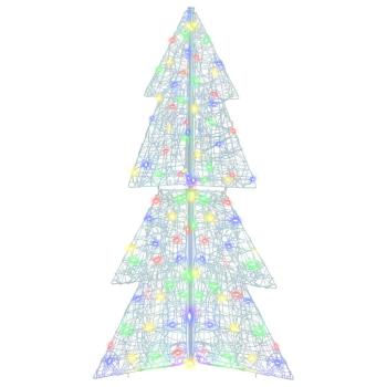 Weihnachtsbaum mit 160 LEDs Mehrfarbig 150 cm Acryl