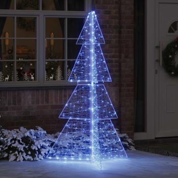 ARDEBO.de - Weihnachtsbaum mit 240 LEDs Blau 180 cm Acryl