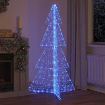 Weihnachtsbaum mit 240 LEDs Blau 180 cm Acryl
