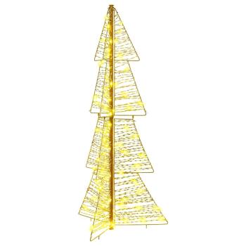 ARDEBO.de - Weihnachtsbaum mit 100 LEDs Warmes Weiß 120 cm PET