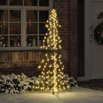 ARDEBO.de - Weihnachtsbaum mit 240 LEDs Warmes Weiß 180 cm PET