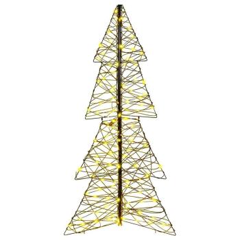 Weihnachtsbaum mit 160 LEDs Warmes Weiß 150 cm Rattan