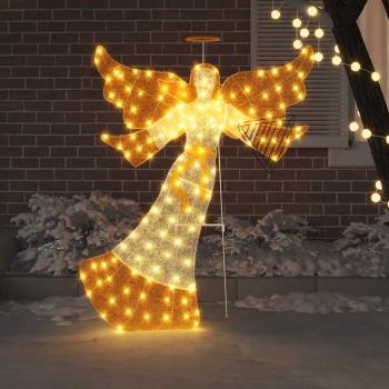 Beleuchteter Winkel Warmes Weiß 116 x 29 x 158,5 cm Polyester