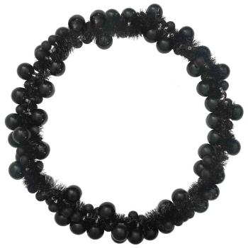 Weihnachtskugelgirlande Schwarz 186 cm Polystyrol