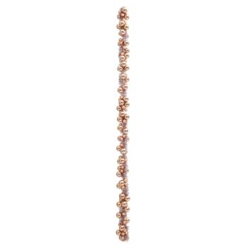 Weihnachtskugelgirlande Rose Gold 186 cm Polystyrol