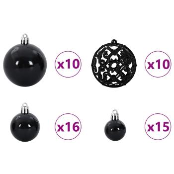 Künstlicher vorbeleuchteter Weihnachtsbaum Rosa 240 cm PVC