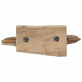 Weihnachtsstern Braun 60 x 5 x 75 cm Massivholz Teak