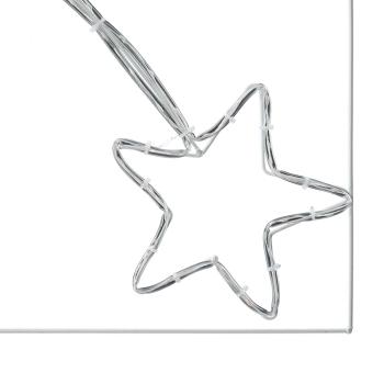 Weihnachtsstern mit 432 LEDs Mehrfarbig 180 x 57 cm PVC