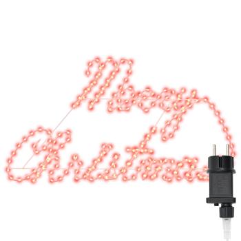 ARDEBO.de - Weihnachtsschild mit 216 LEDs Rot 99 x 55 x 13 cm Eisen