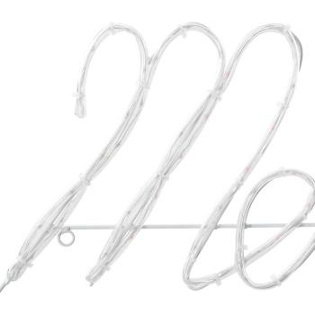 Weihnachtsschild mit 216 LEDs Rot 99 x 55 x 13 cm Eisen